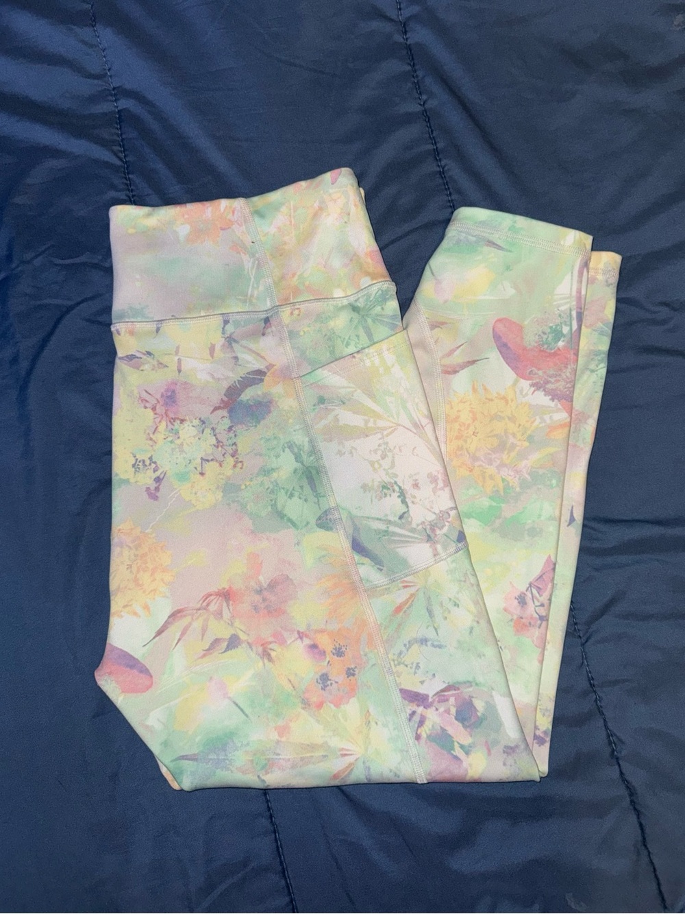 Victoria's Secret Pastel Floral Leggings - Mint Multi